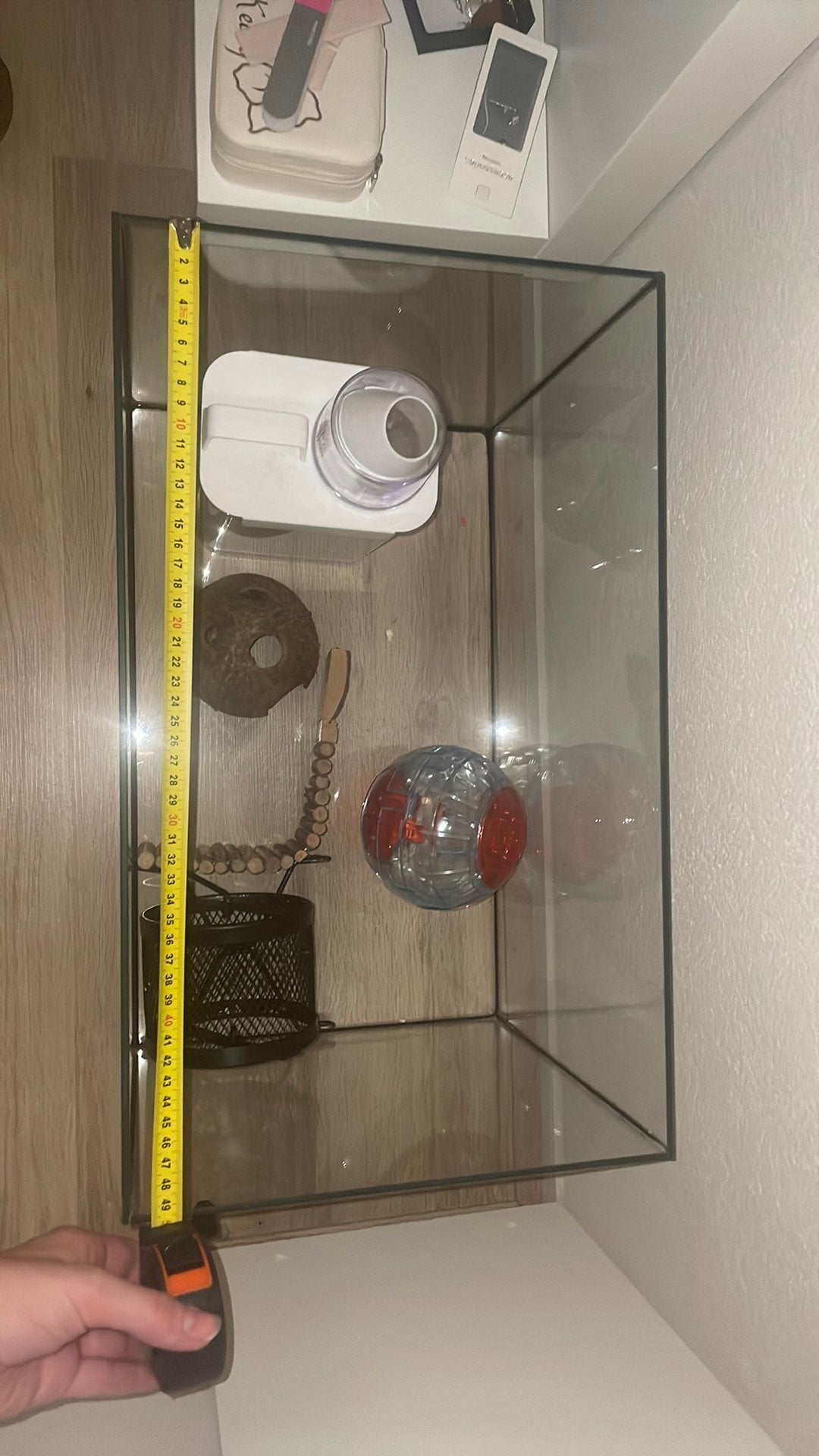 Hamster kooi, Dieren en Toebehoren, Kooi, Minder dan 75 cm, Zo goed als nieuw, Hamster