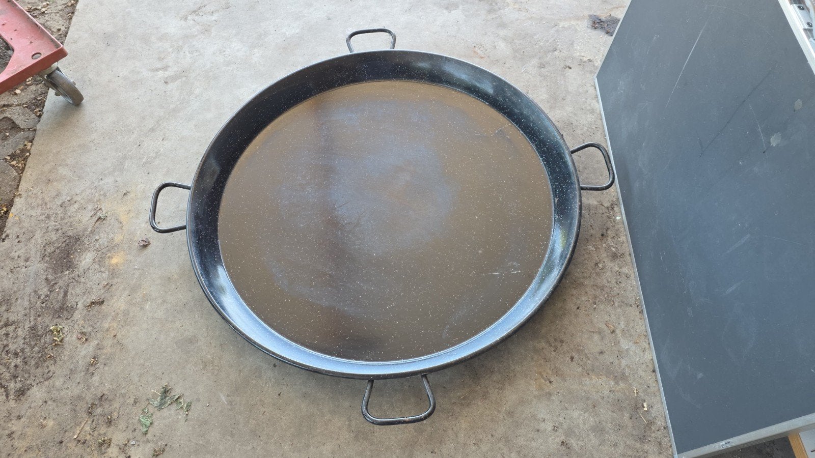 Paella pan 90 CM  met brander, Tuin en Terras, Ophalen