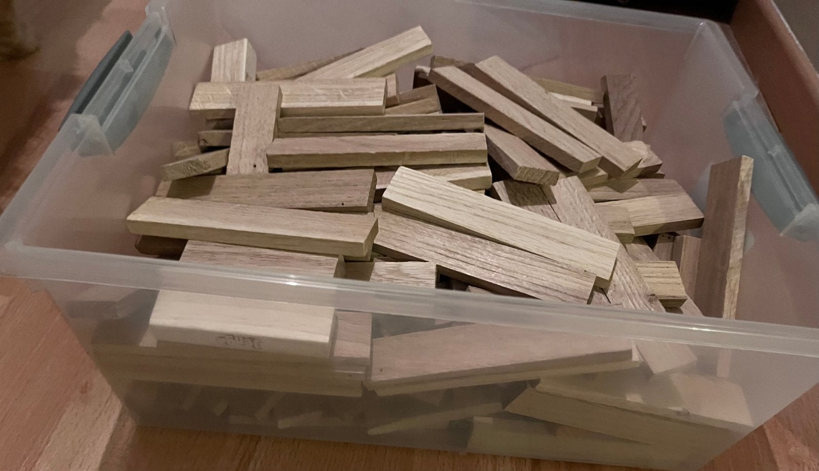 Kapla houten bouwplankjes - grote partij: 175 stuks, Ophalen, Zo goed als nieuw