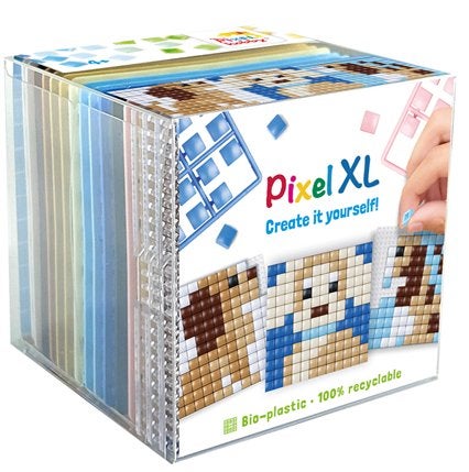Pixelhobby Create it yourself XL kubusset 24219 honden 6,2cm, ., Dieren, Nieuw, Ophalen of Verzenden