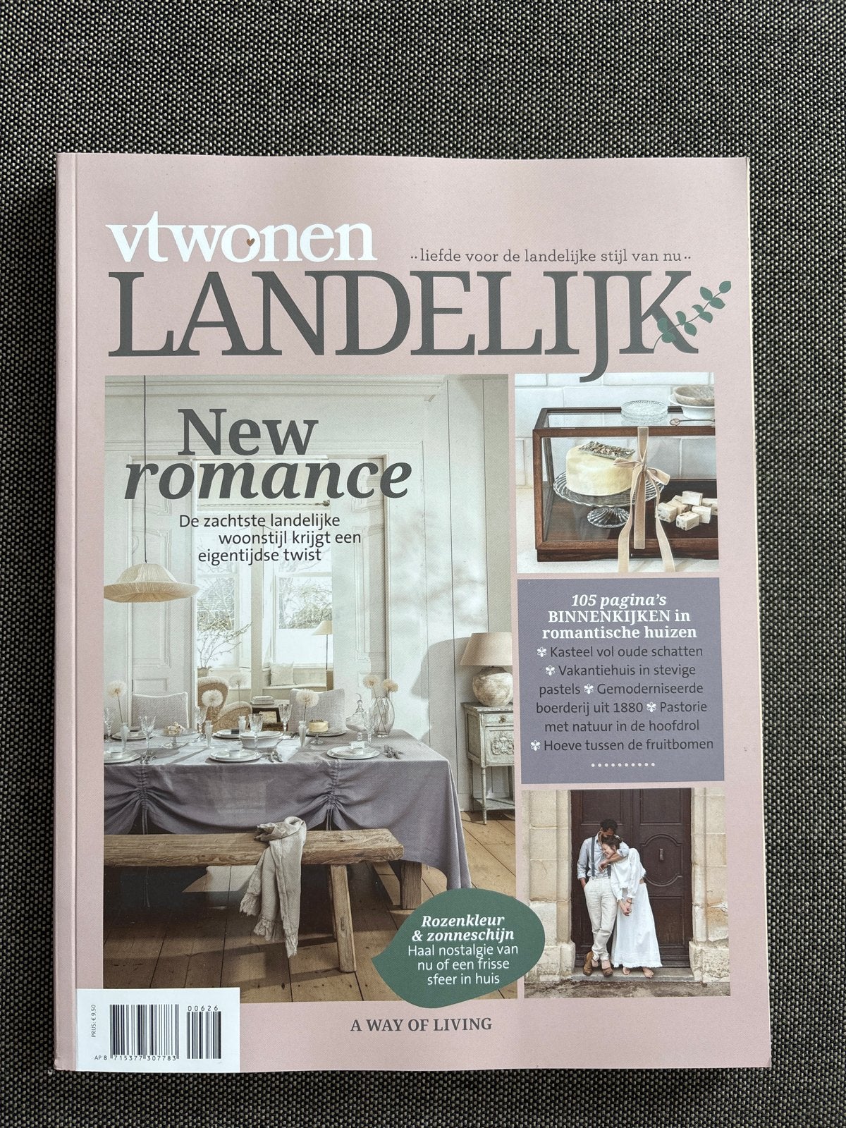 vtwonen LANDELIJK: New Romance - Woonstijl Magazine, Boeken, Tijdschriften en Kranten, Verzenden, Nieuw, Overige typen