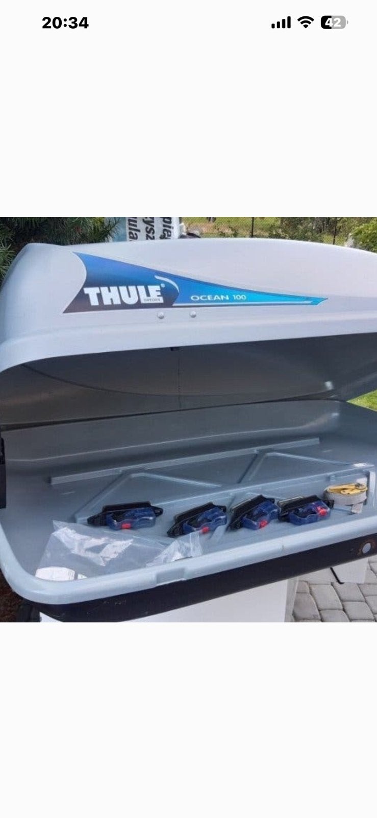 Tekoop Thule ocean 100 dakkoffer, Ophalen, Gebruikt