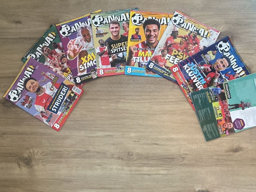 9x Panna! Voetbaltijdschriften - 1  Zonder kaft, Verzenden, Gelezen, Sport en Vrije tijd