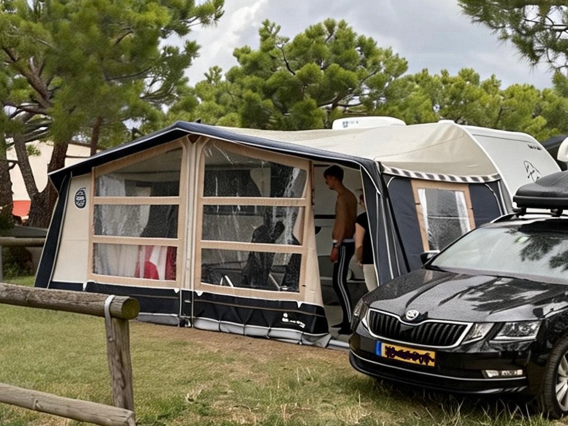 Isabella Opus voortent met CarbonX frame G18, Caravans en Kamperen, Voortenten en Luifels, Ophalen, Zo goed als nieuw, Isabella
