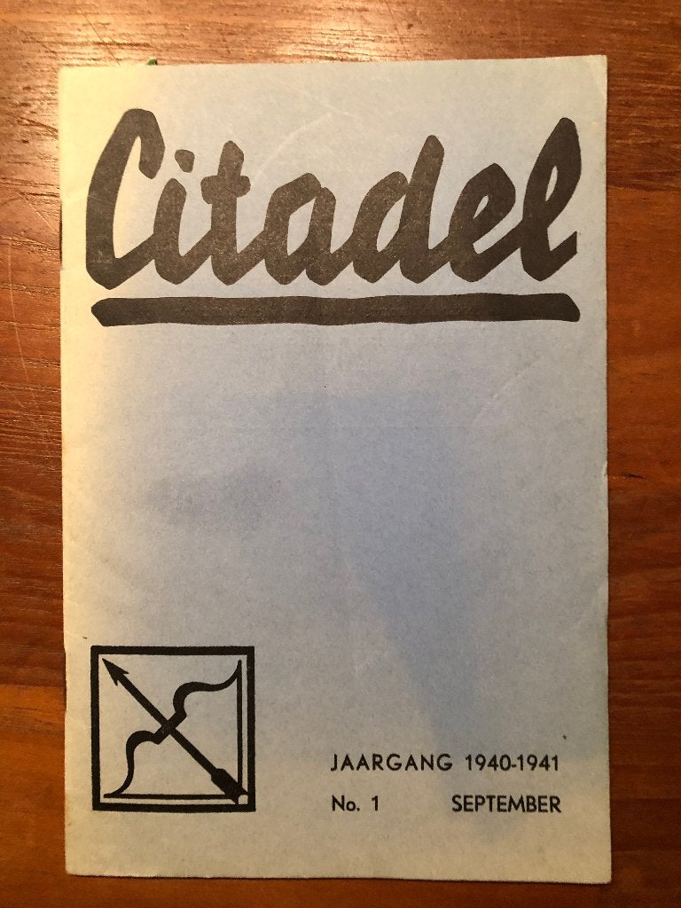 September 1940 Citadel. Algemeen Nationaal Studentenblad., Tweede Wereldoorlog, Verzenden, Zo goed als nieuw, Overige onderwerpen