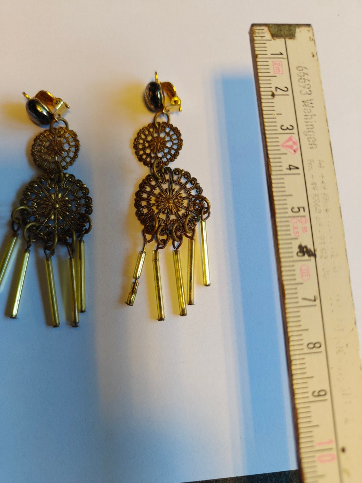 2 Paar Oude Vintage Oorbellen in mooie staat verkerend, Antiek en Kunst, Ophalen of Verzenden, Dames