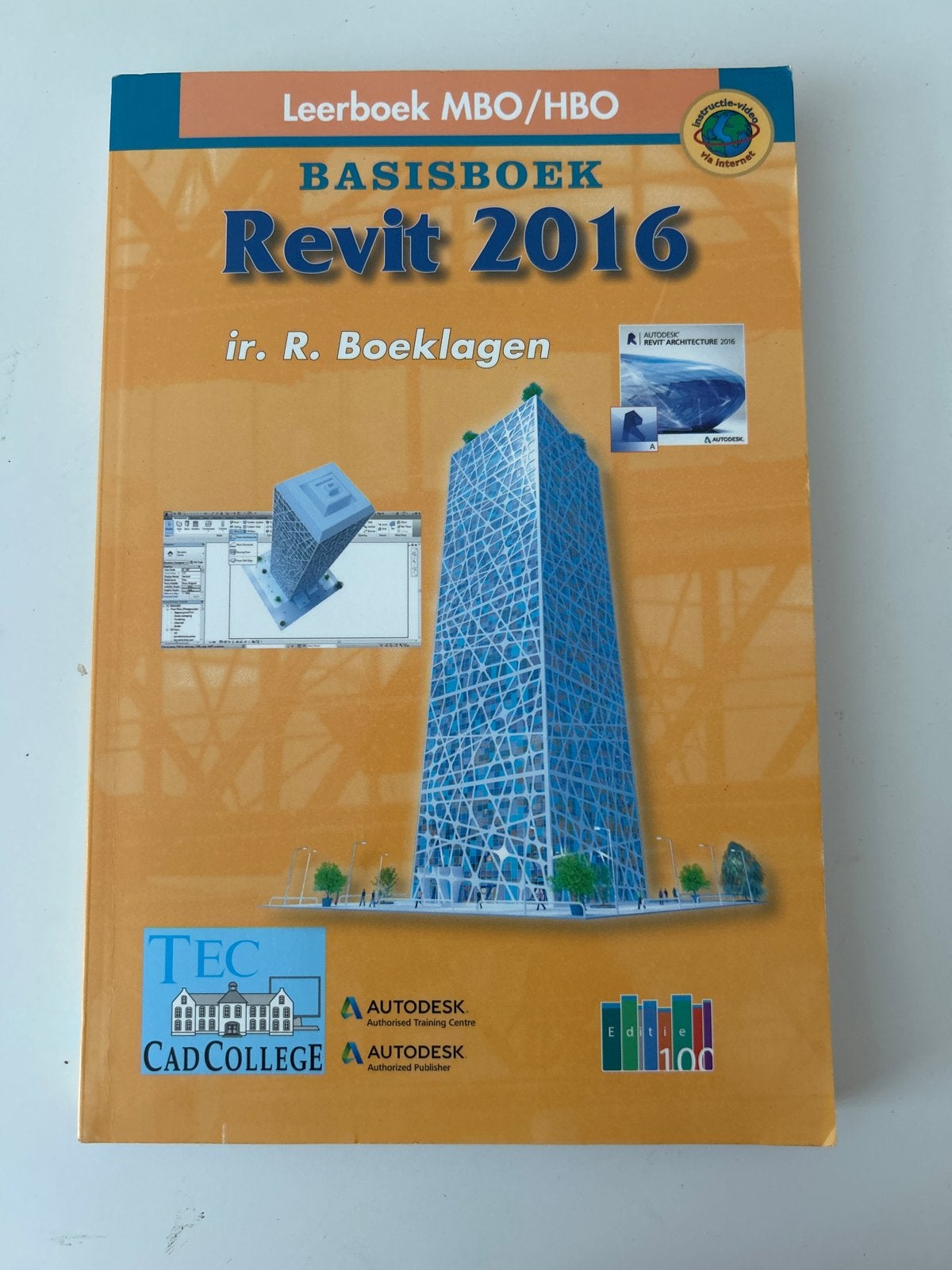 Basisboek Revit 2016 - MBO/HBO Leerboek, Boeken, Ophalen of Verzenden, Beta, Zo goed als nieuw, MBO