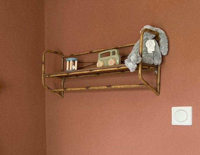 Westwing wandplank met houten blad, Ophalen, Zo goed als nieuw