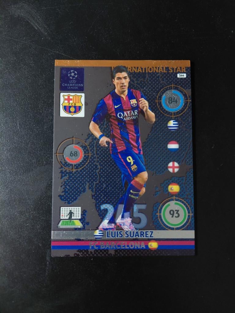 Luis suarez (international star) fc barcelona panini 2013/14, Ophalen of Verzenden, Nieuw, Buitenlandse clubs, Poster, Plaatje of Sticker