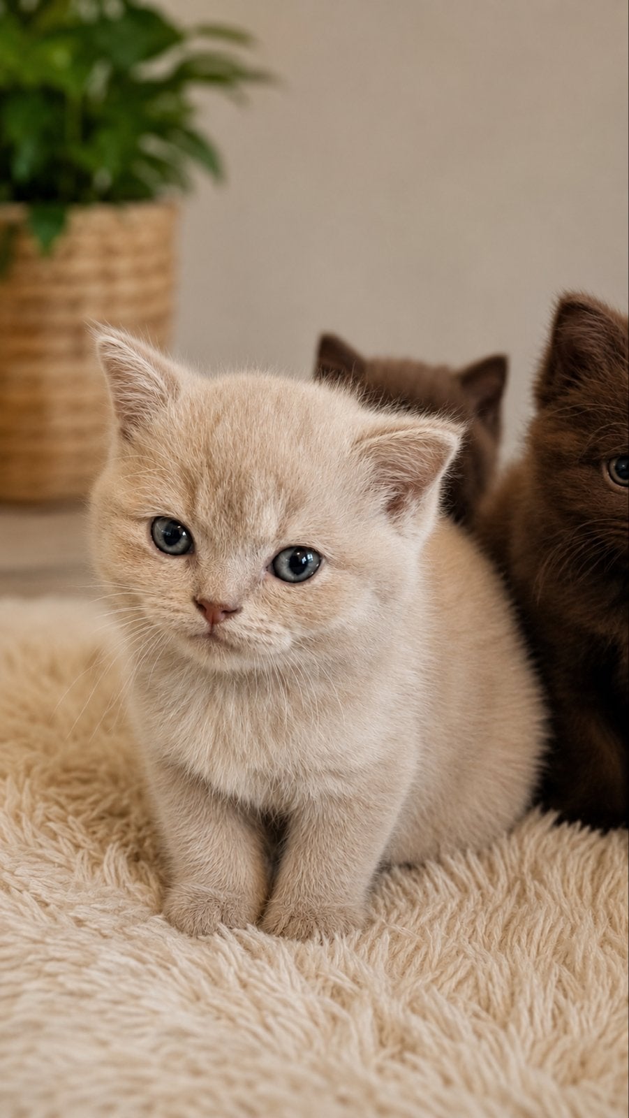 Britse Korthaar kittens met stamboom – Cinnamon & Lilac, Meerdere dieren, Met stamboom, 0 tot 2 jaar