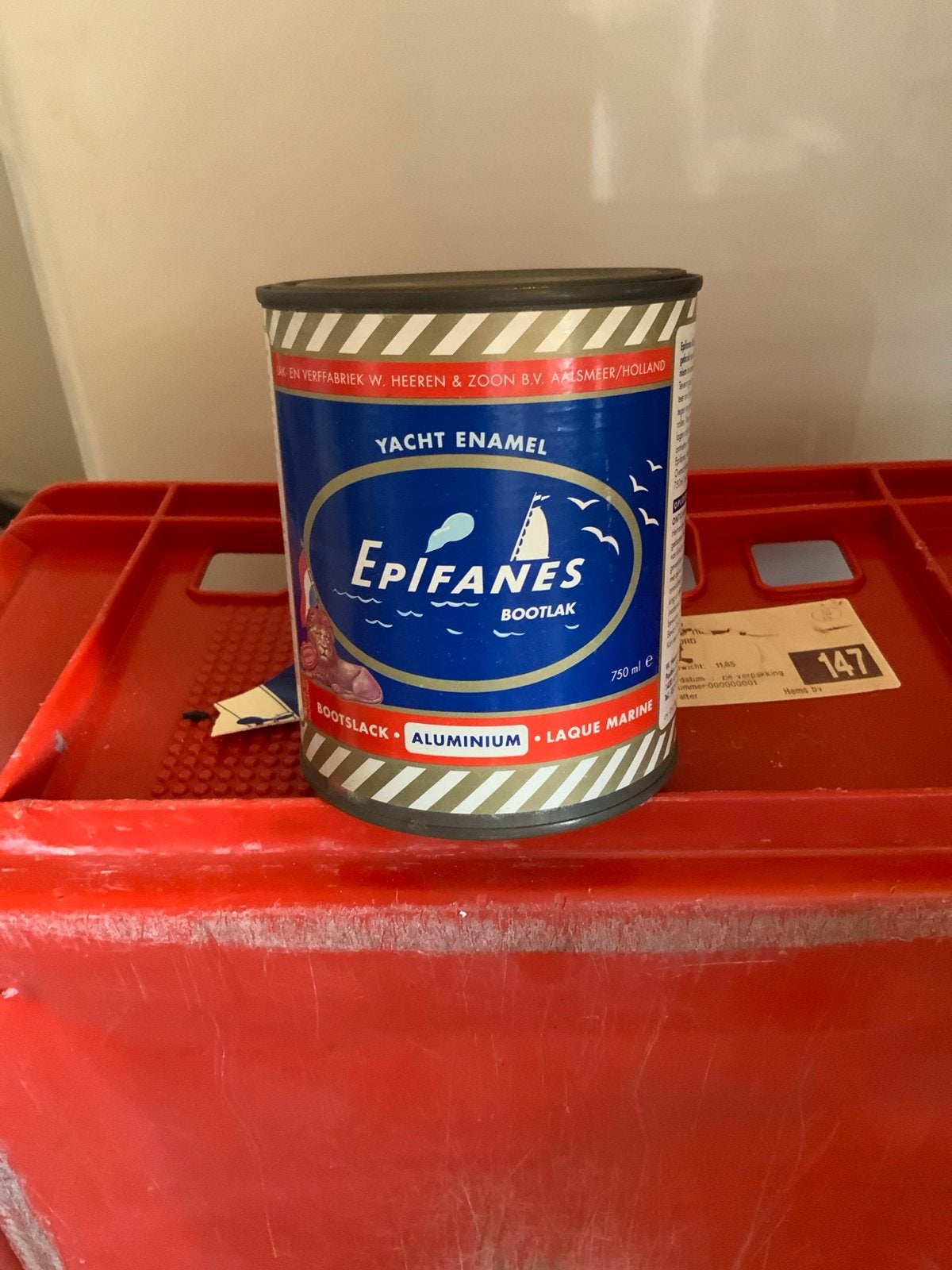 Epifanes Yacht Enamel Bootlak Aluminium 750ml, Ophalen, Nieuw, Verven