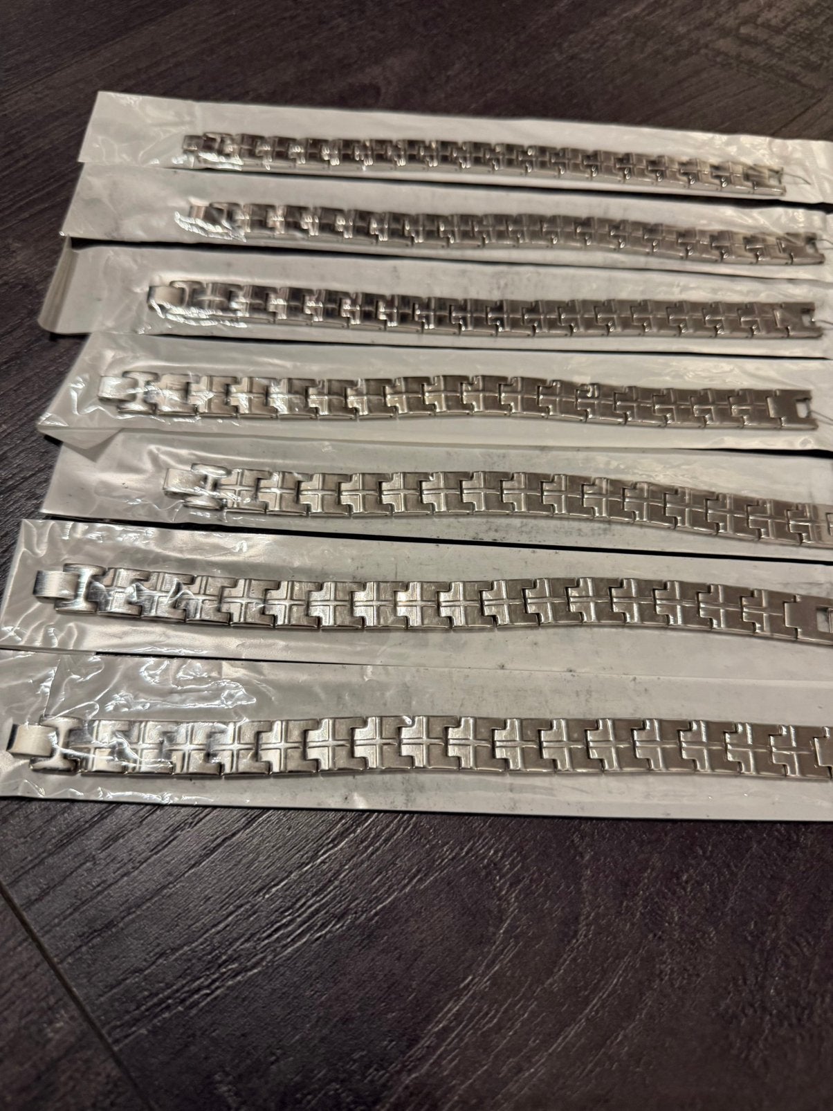 Partij 7 stuks heren armbanden A3/8, Ophalen of Verzenden, Nieuw, Overige kleuren