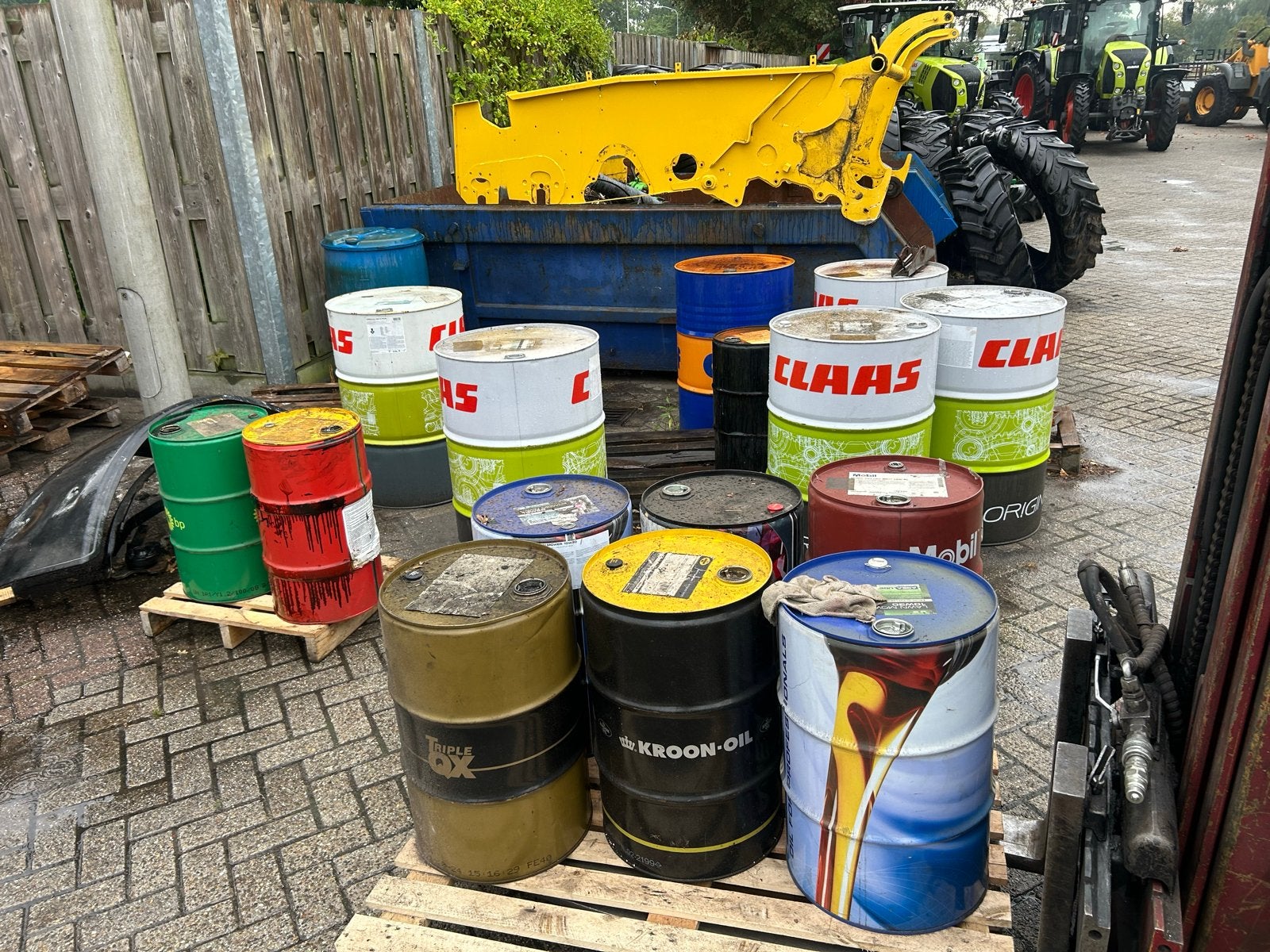 Diverse olievaten / brandton / decoratie, Ophalen, Gebruikt