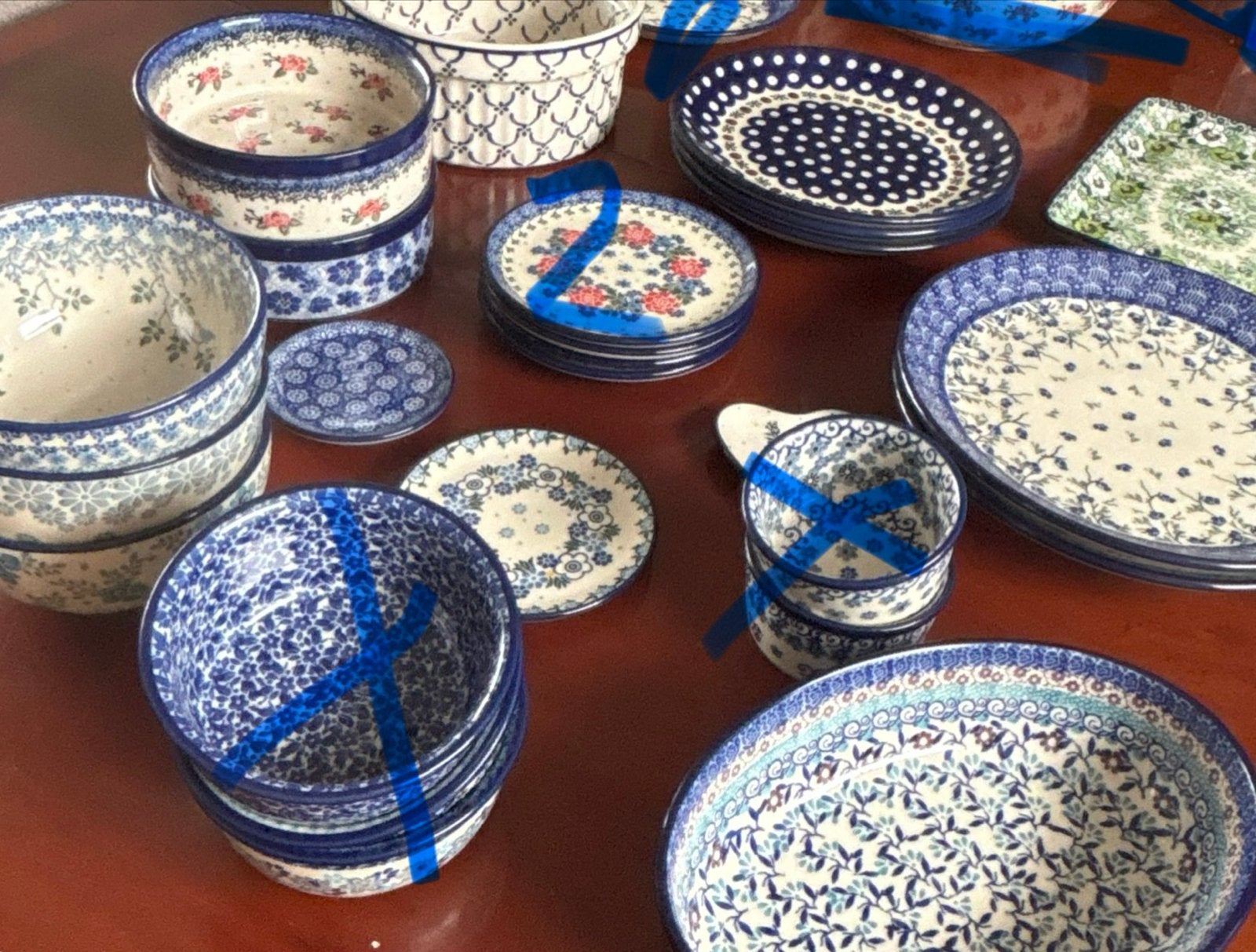 Bunzlau Castle Servies - Diverse Borden, Schalen, Mokken & T, Overige materialen, Overige merken, Landelijk/Boerenbont, Ophalen of Verzenden