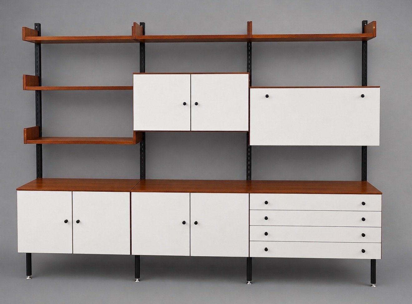 Vintage Modulair Wandmeubel Jaren 60/70 - Simpla Lux, Ophalen of Verzenden