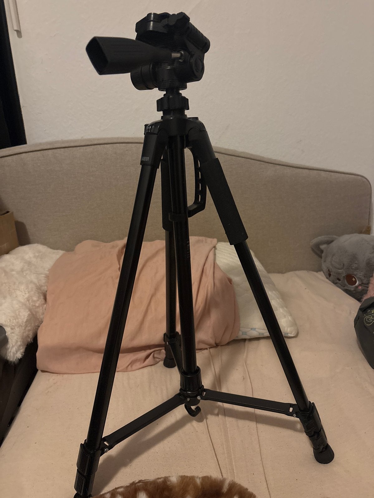 Driepoot statief met balhoofd - Zo goed als nieuw, Ophalen, Overige merken, 125 cm of minder, Driepoot