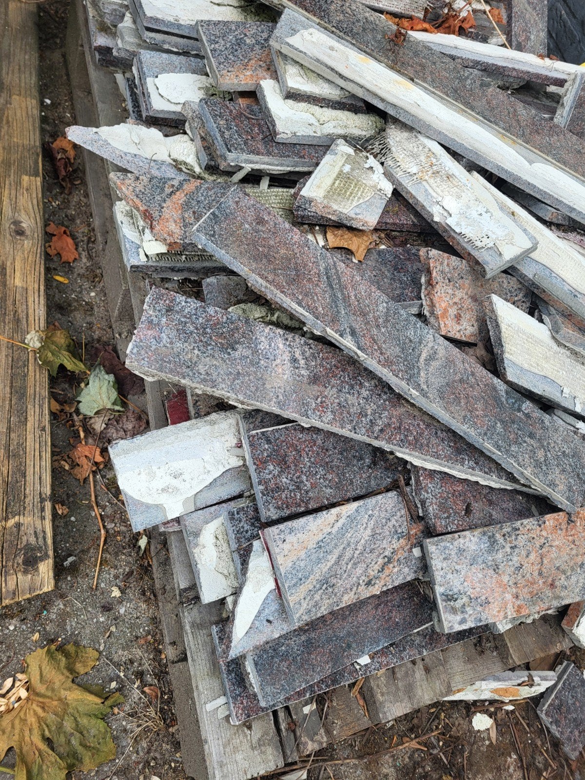 Pallet granieten plinten - Diverse maten, Ophalen, Gebruikt, Overige materialen, Plinten