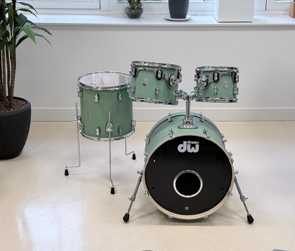 Shellset PDP Concept Satin Seafoam Green 22-10-12 en 16 inch, Muziek en Instrumenten, Drumstellen en Slagwerk, Ophalen, Zo goed als nieuw