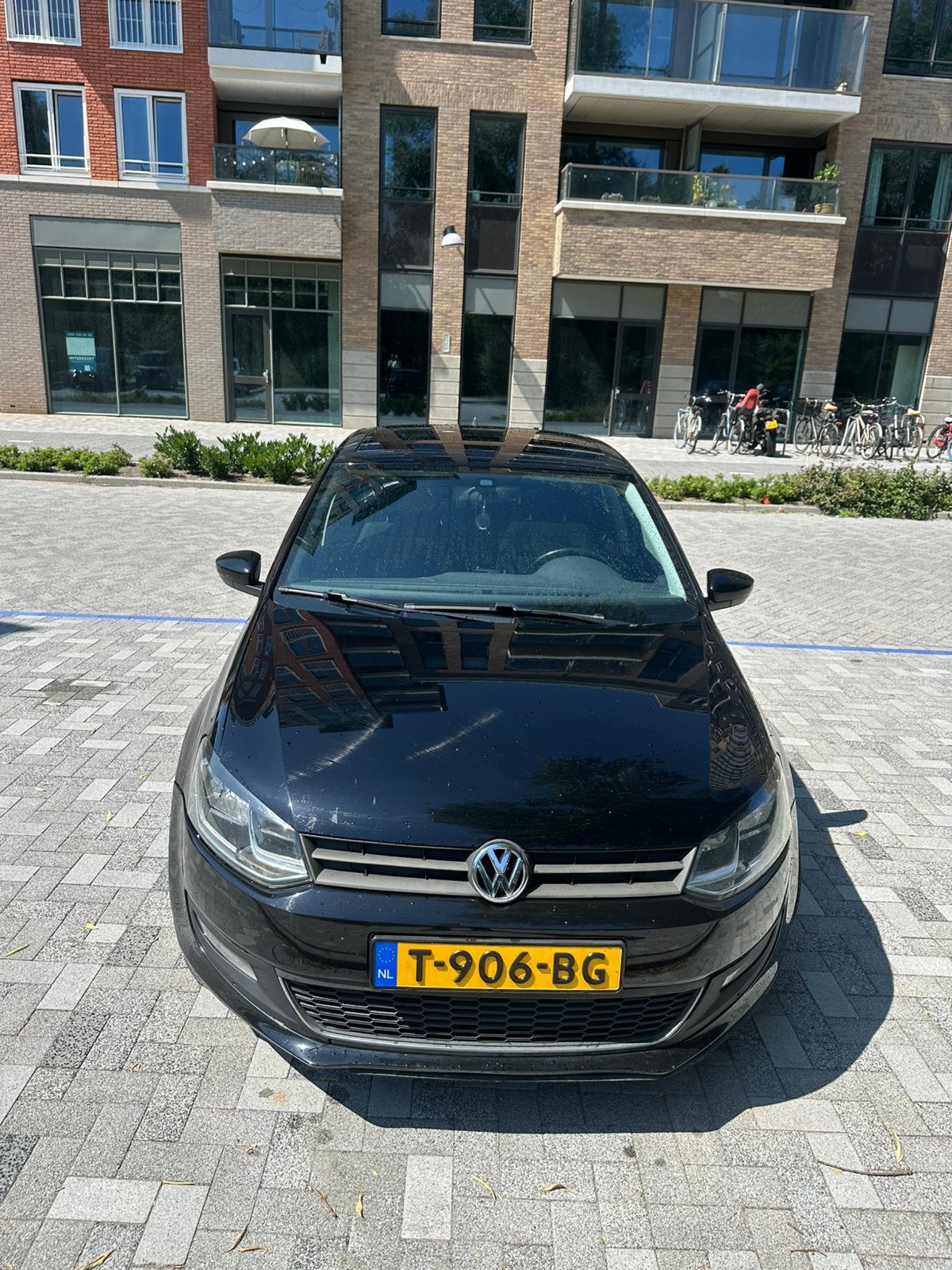 Volkswagen Polo 1.2 51KW 2011 Zwart, Auto's, Volkswagen, Particulier, Polo, Panoramadak, Benzine, Hatchback, Handgeschakeld, Geïmporteerd