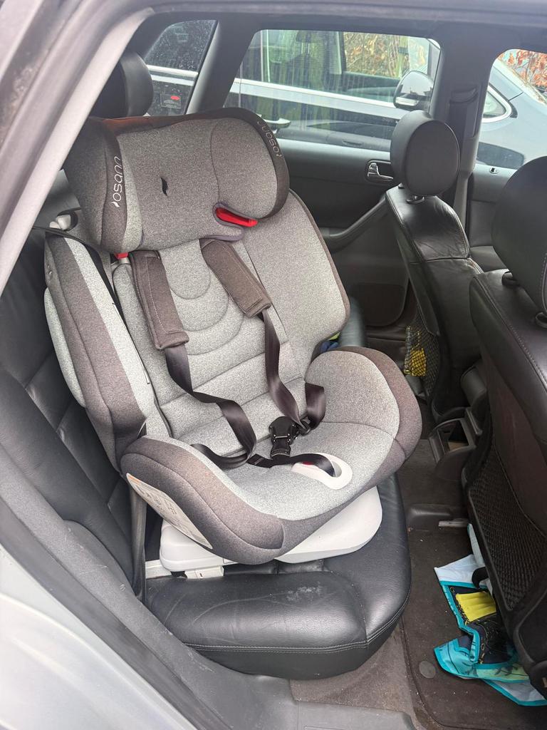 Osann autostoel draaibaar, Gebruikt, 0 t/m 18 kg, Slaapstand, Isofix