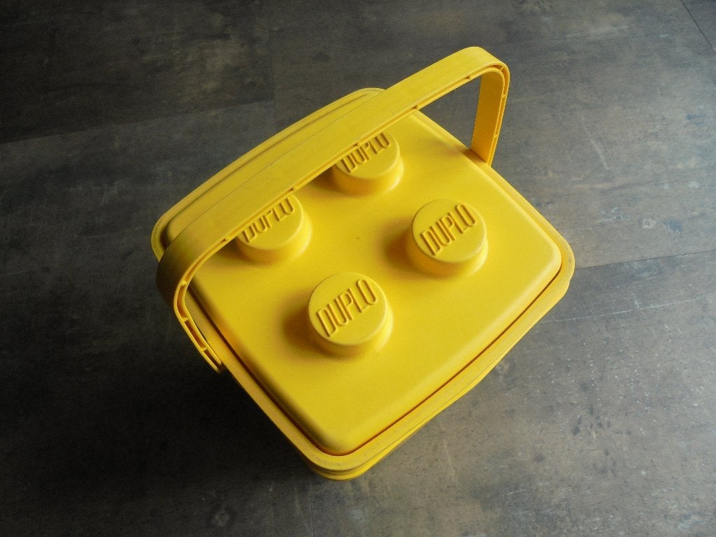 Lego Storage Box with Handle (zie foto's), Ophalen of Verzenden, Gebruikt, Lego