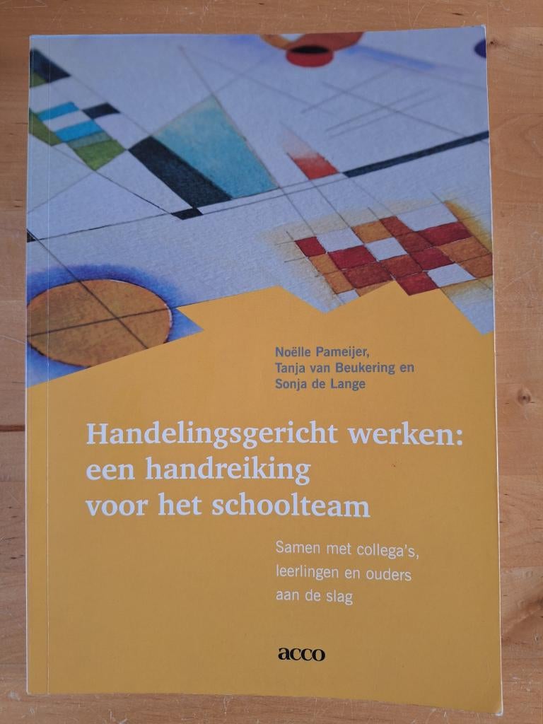 Handelingsgericht werken, Boeken, Studieboeken en Cursussen, Gelezen, HBO, Alpha, Ophalen of Verzenden