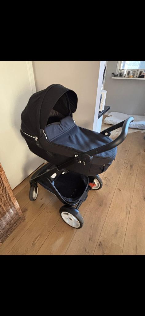 Stokke kinderwagen Trailz, Zo goed als nieuw, Combiwagen, Met reiswieg, Ophalen