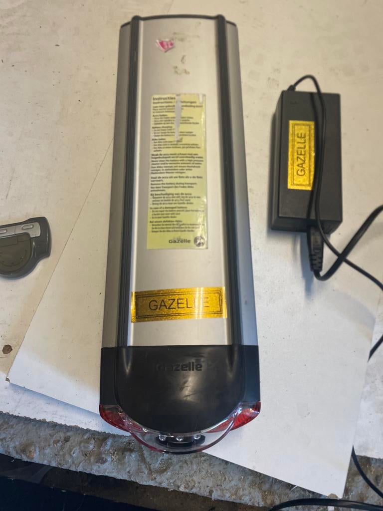 Gazelle E-bike Accu met Oplader innergy, Ophalen of Verzenden, Gebruikt