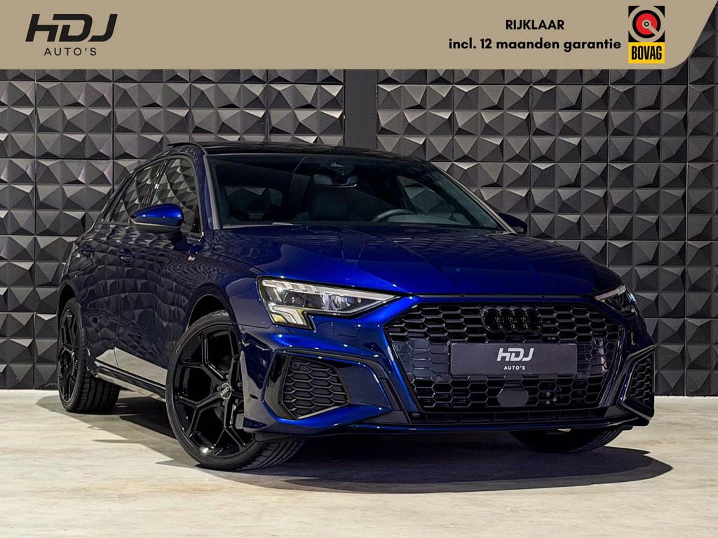 Audi A3 Sportback 40 TFSI e S-Edition | Pano | 19"| B&O | Le, 12 maanden, Gebruikt, 4 cilinders, Blauw