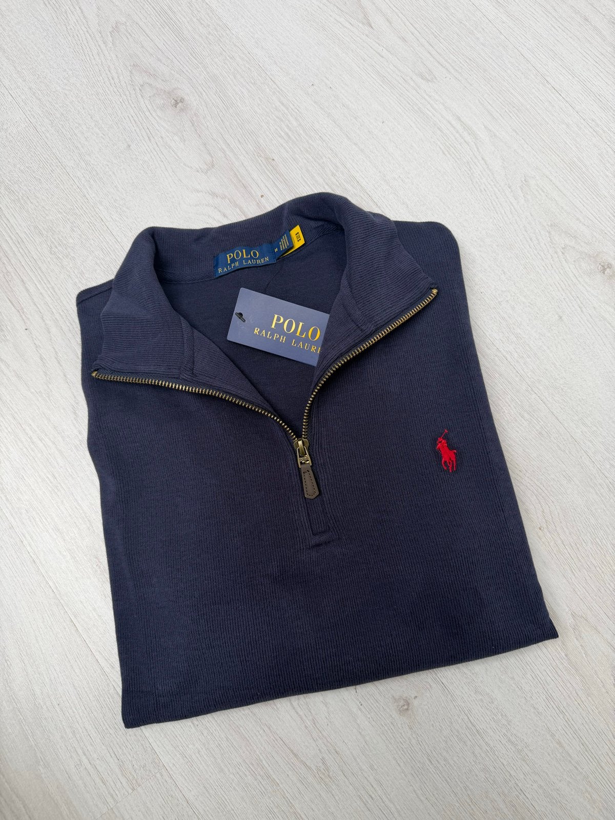 Polo Ralph Lauren sweater met rits - Nieuw, Ophalen of Verzenden, Nieuw, Maat 48/50 (M), Blauw