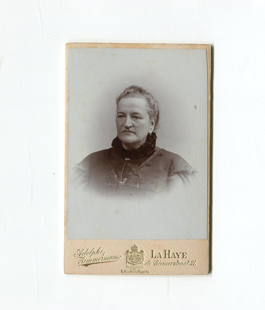 Carte de Visite. Adolphe Zimmermans. Den Haag. (met tekst), Ophalen of Verzenden, Voor 1940, Zo goed als nieuw, Overige onderwerpen