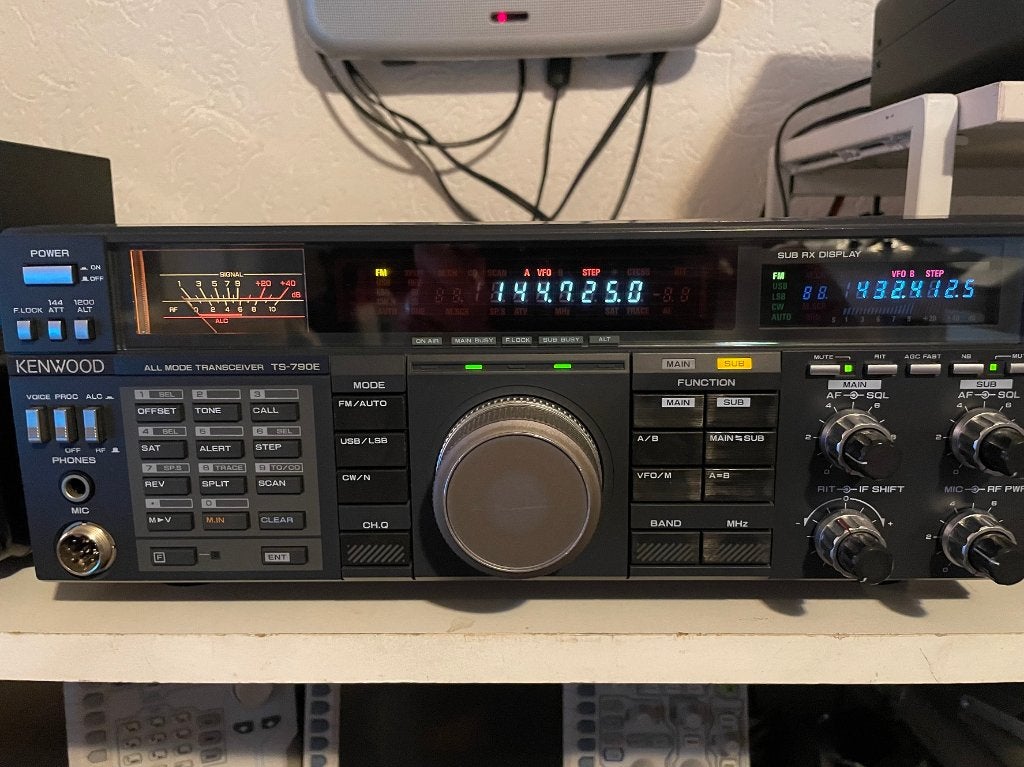 Kenwood TS-790E, Ophalen of Verzenden, Zo goed als nieuw, Zender en Ontvanger