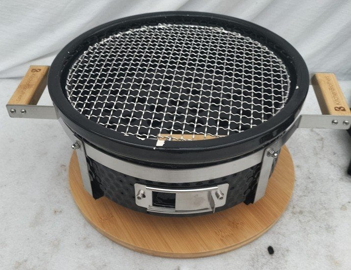 Kamado Hibachi Grill - Ronde Houtskool BBQ, Tuin en Terras, Houtskoolbarbecues, Ophalen, Zo goed als nieuw, KitchenBrothers