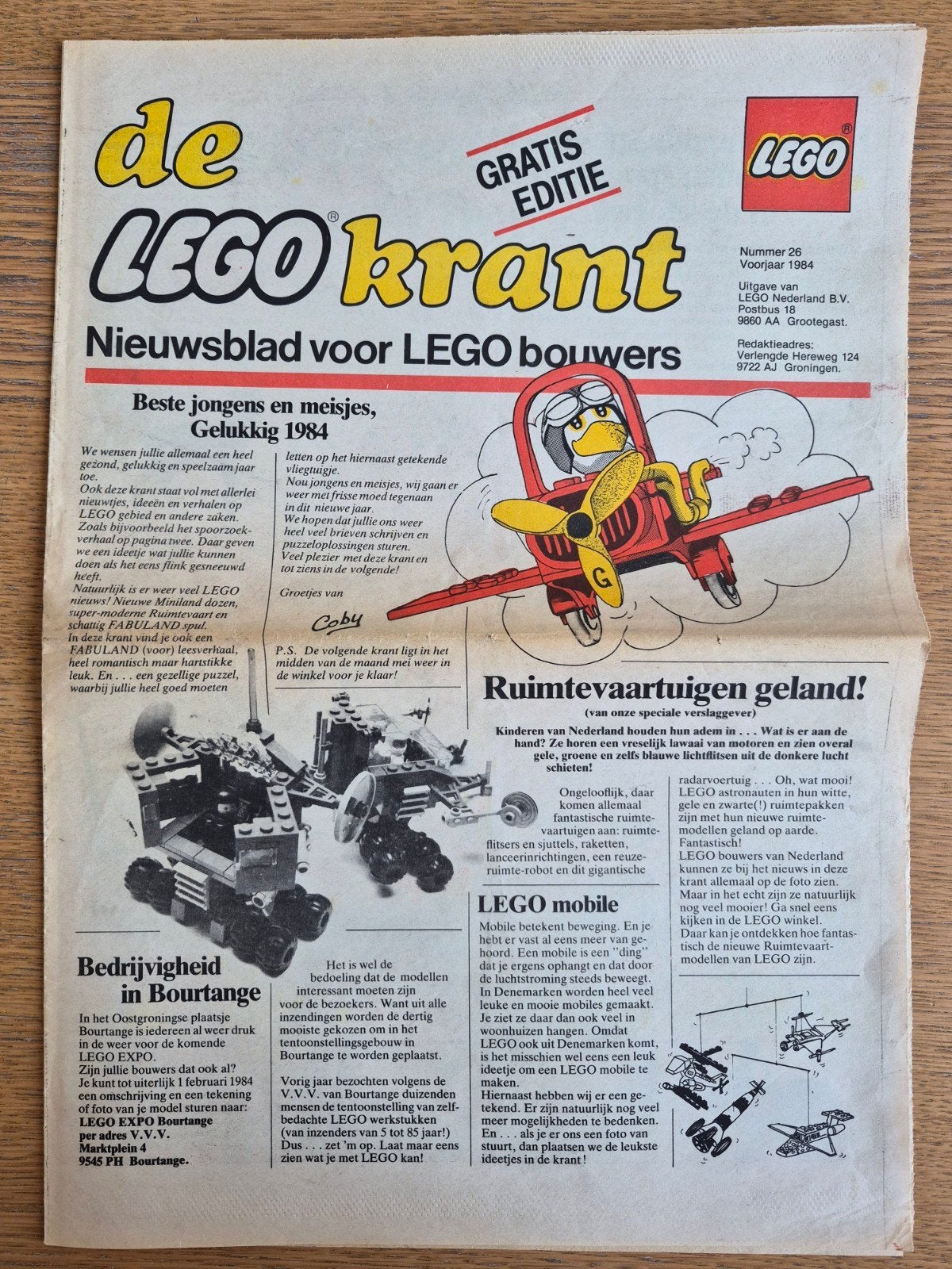 16 Lego kranten van 1984 - 1991, Ophalen of Verzenden, Gebruikt, Accessoire, Lego