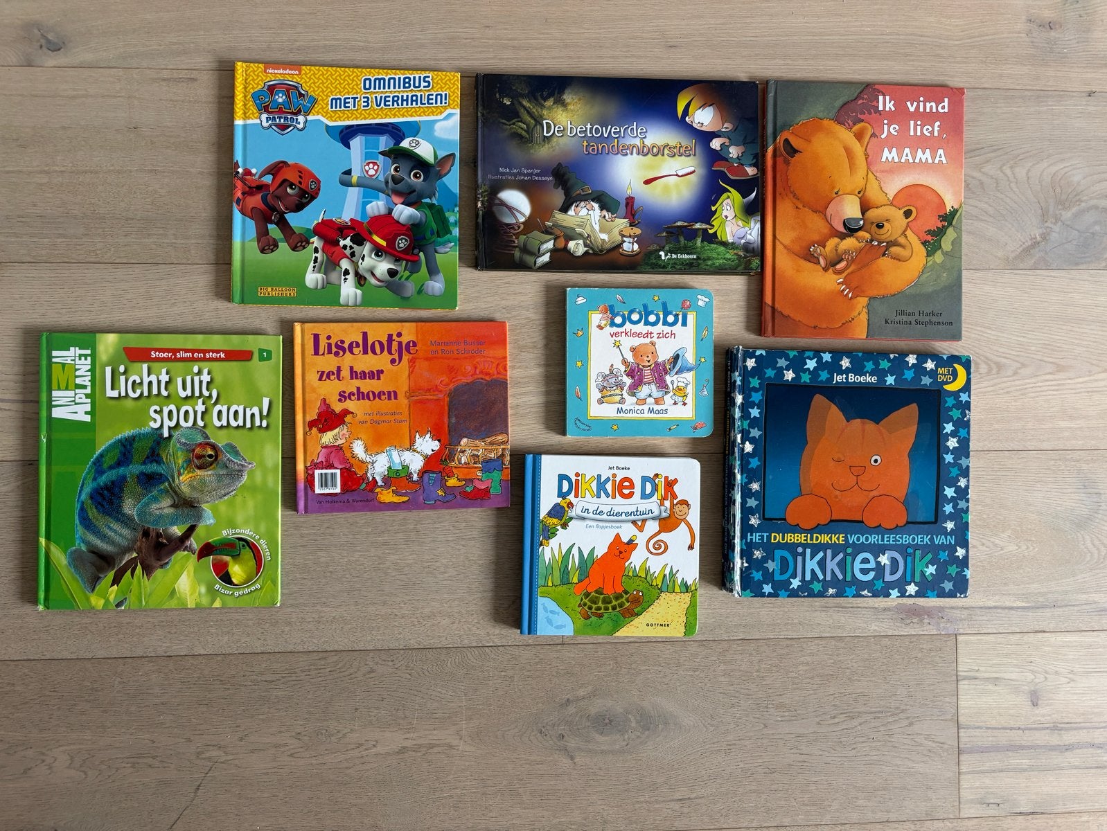 Diverse kinderboeken: Dikkie Dik, Paw Patrol, Bobbi en meer, Fictie algemeen, Jongen of Meisje, Ophalen of Verzenden, Zo goed als nieuw