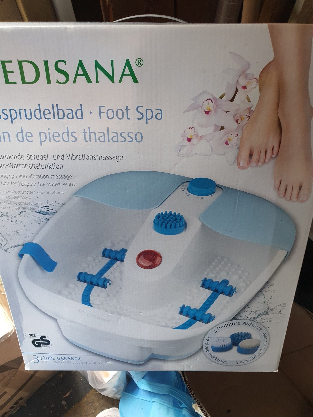 Medisana Voetbubbelbad - Ontspannende Foot Spa, Ophalen