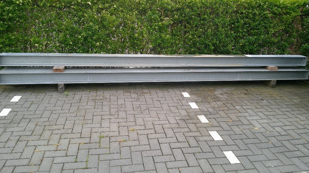 Gegalvaniseerde H balken 17 x 18 cm 520 cm lang, Doe-het-zelf en Verbouw, Metalen, Ophalen, Nieuw, IJzer