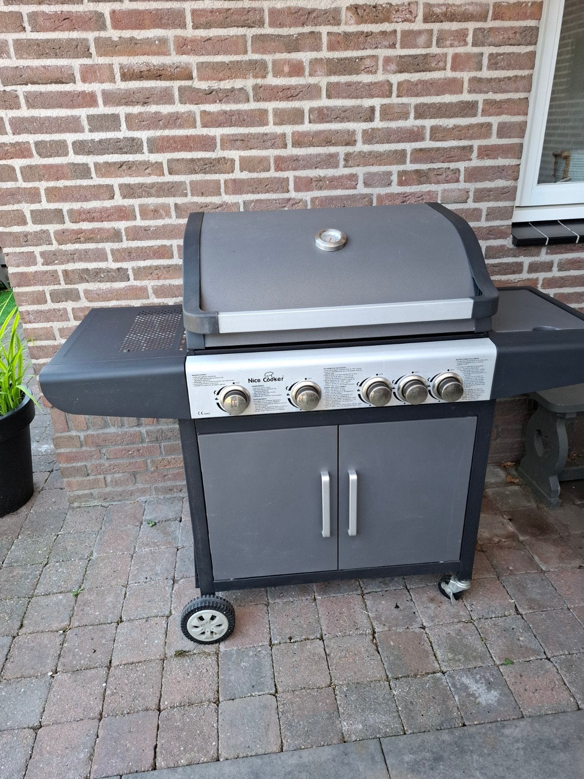 Nice Cooker Gasbarbecue met Zijbrander, Ophalen, Gebruikt, Nice Cooker
