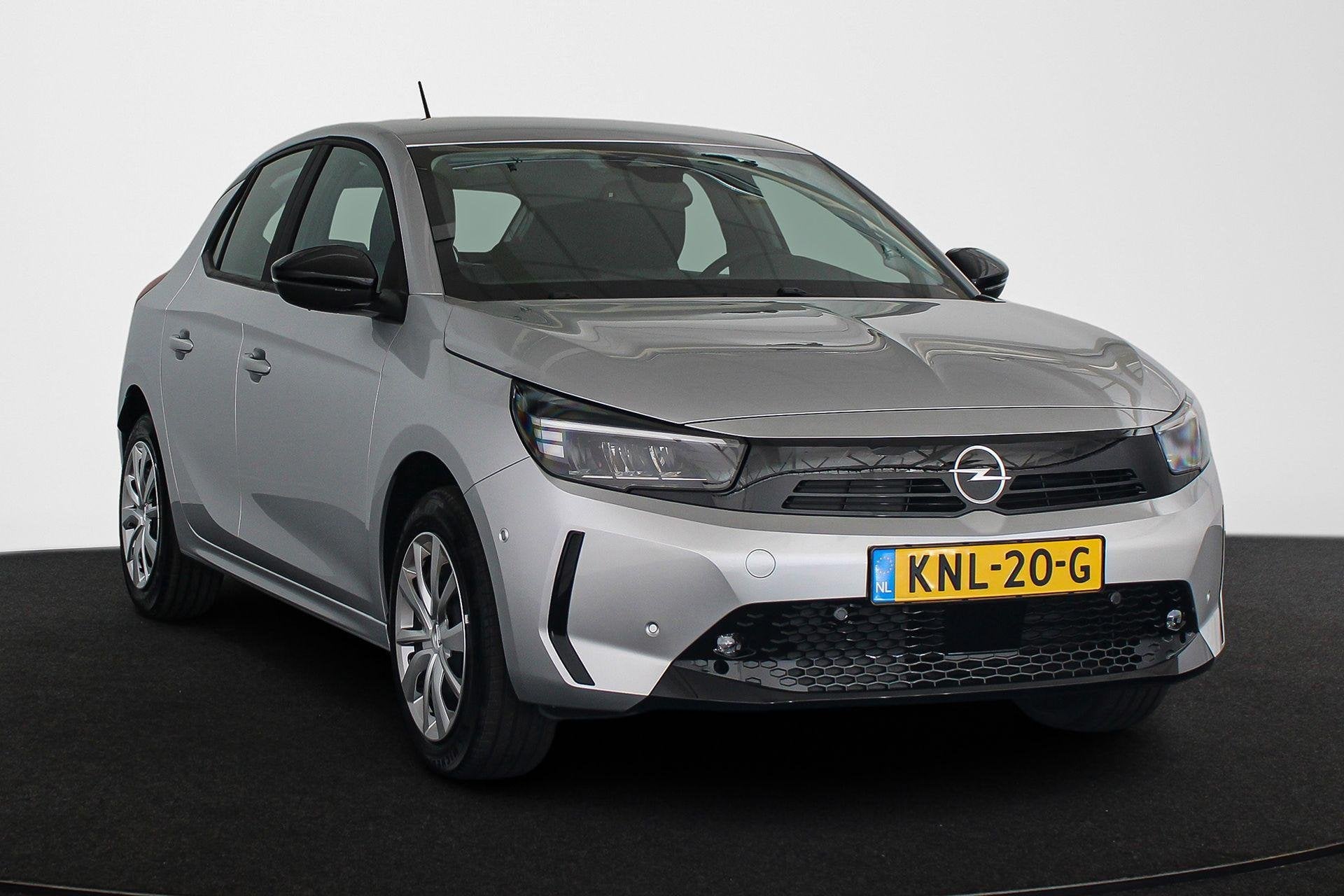 Opel Corsa Electric Long Range Edition 51 kWh Achteruitrijca, Auto's, Opel, Stof, Zwart, 315 min, Zilver of Grijs