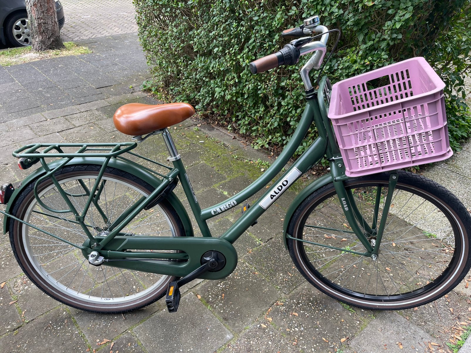 Meisjesfiets Aldo Cargo van 26 inch met 3 versnellingen., Terugtraprem, Versnellingen, Zo goed als nieuw, Ophalen
