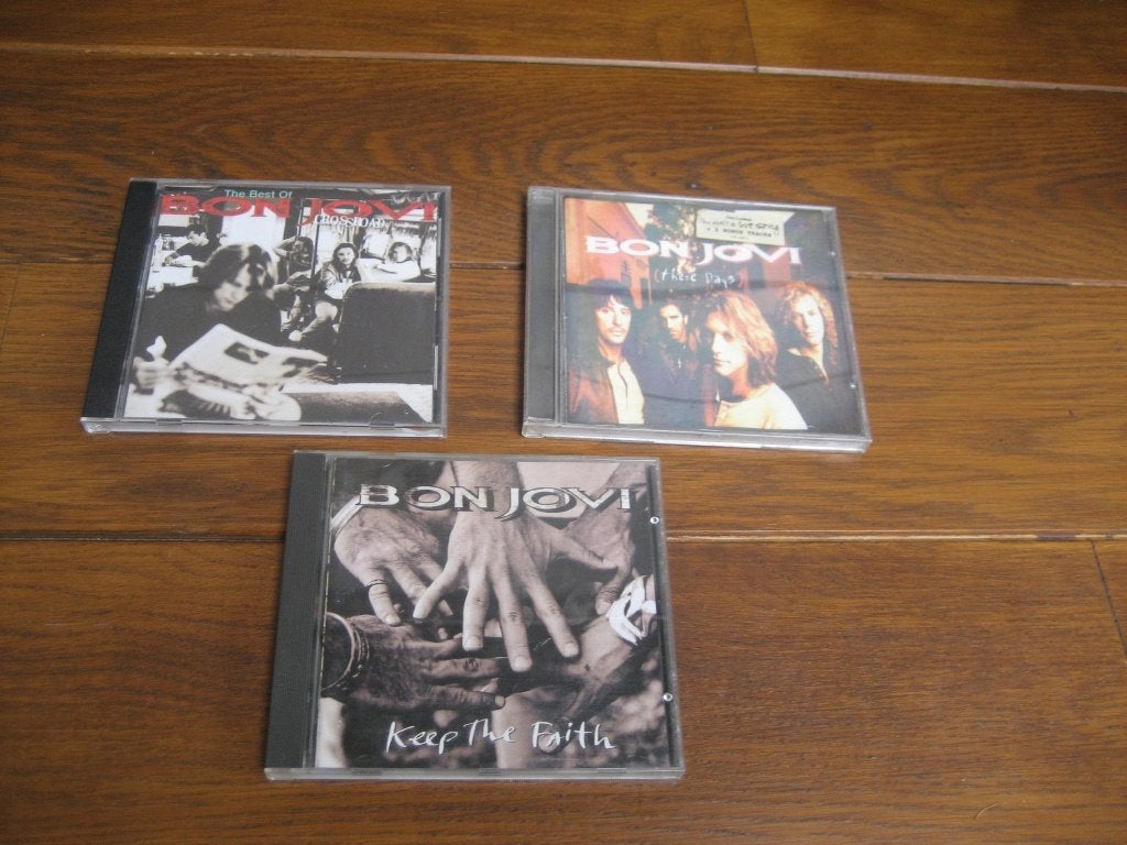 Bon jovi albums 3x, Cd's en Dvd's, Ophalen of Verzenden, Zo goed als nieuw, Poprock