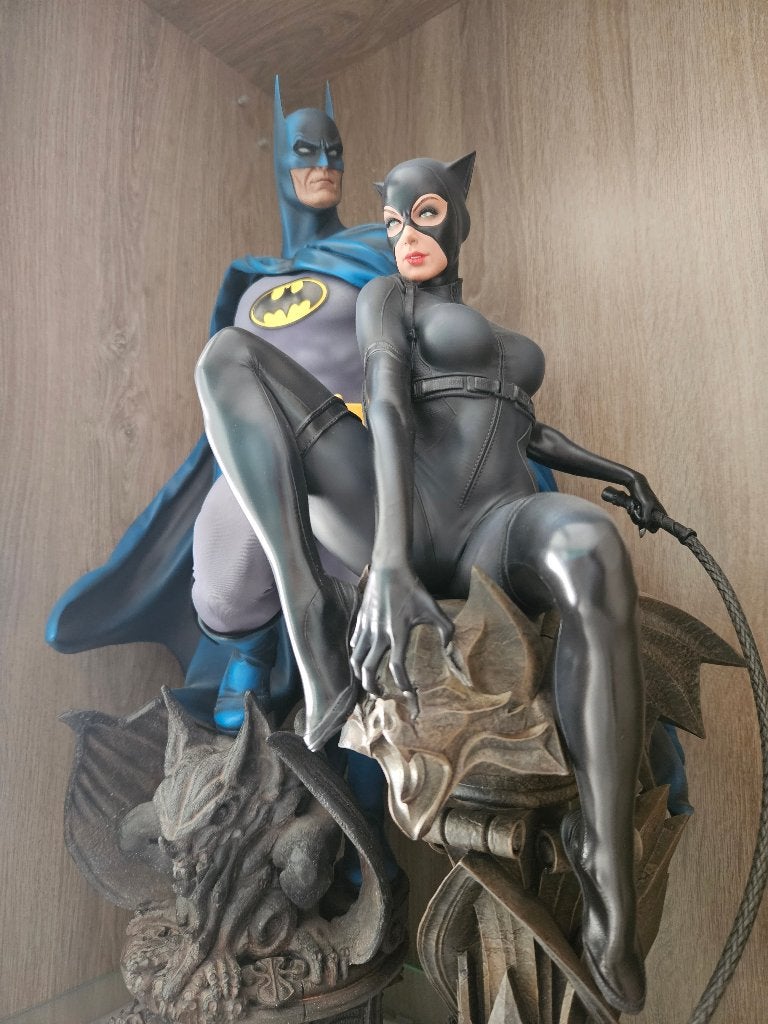 Batman  Modern Age Blue variant Premium Format Sideshow, Ophalen, Zo goed als nieuw, Overige typen