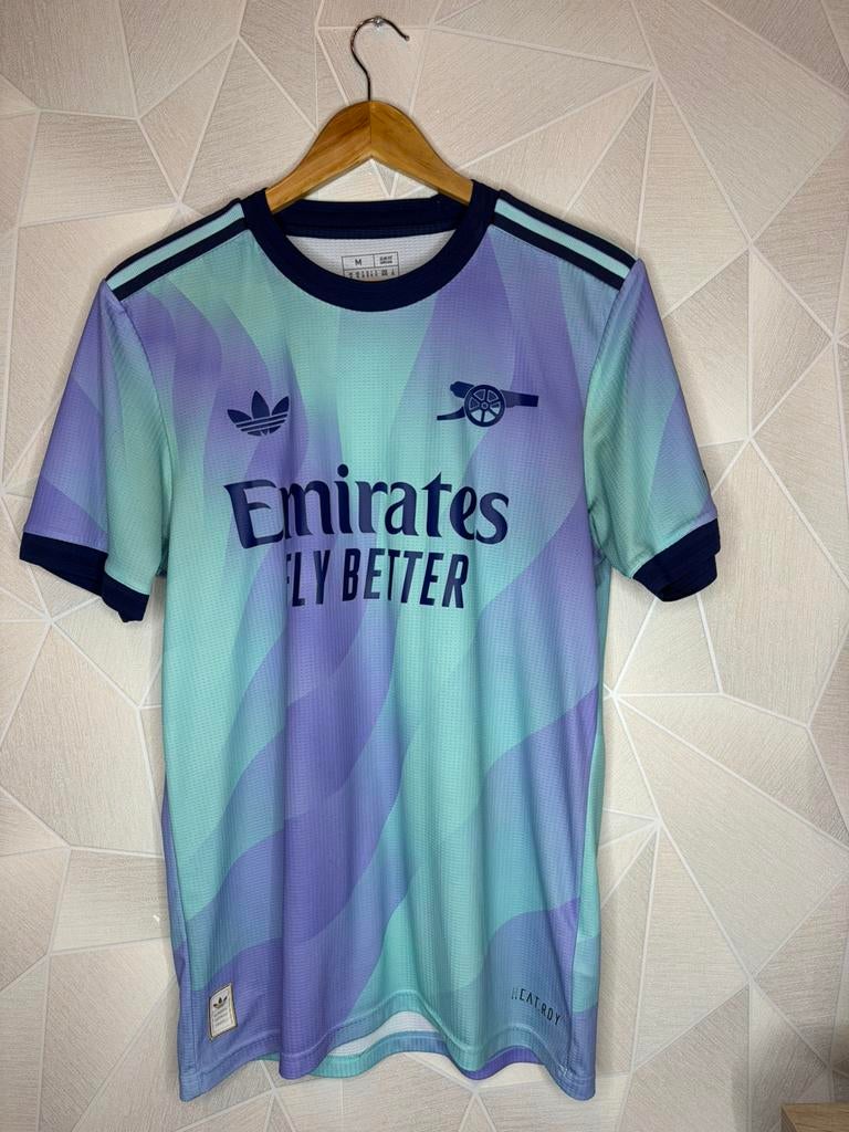 Arsenal 3de shirt 2024/2025, Sport en Fitness, Voetbal, Zo goed als nieuw, Shirt, Maat M, Ophalen of Verzenden