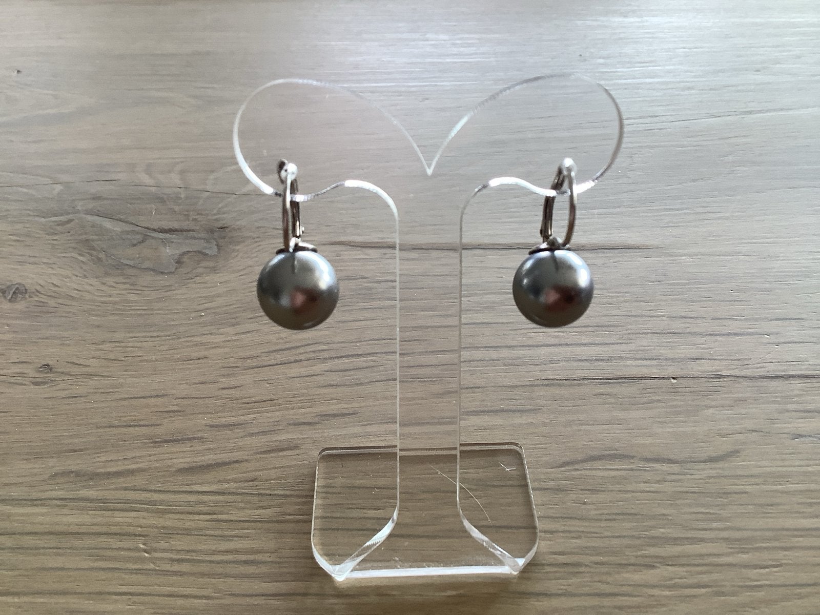 Tisento Parel Oorbellen Zilver, Ophalen of Verzenden, Zo goed als nieuw, Zilver, Hangers