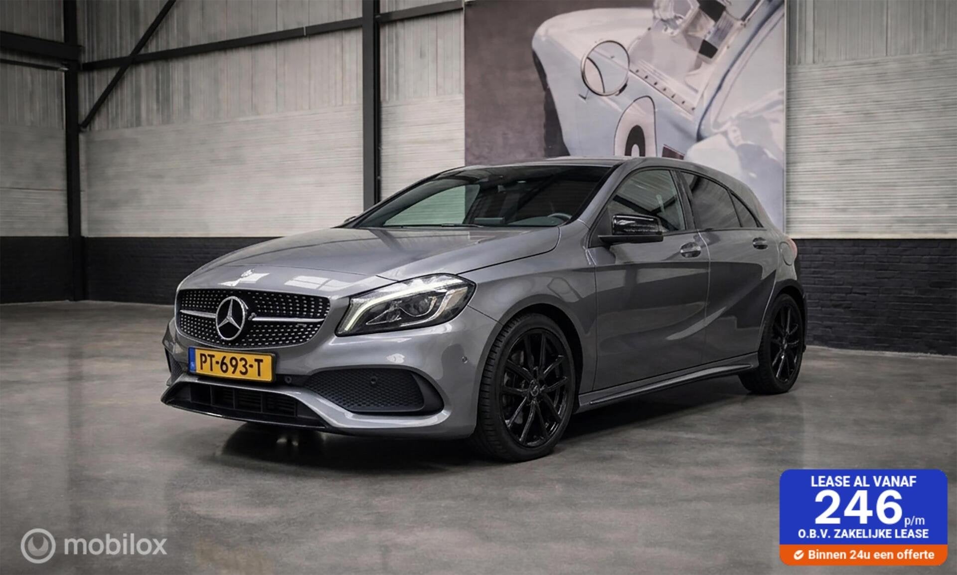 Mercedes A-klasse 180 ambition AMG style, Auto's, Voorwielaandrijving, Gebruikt, Euro 6, 4 cilinders