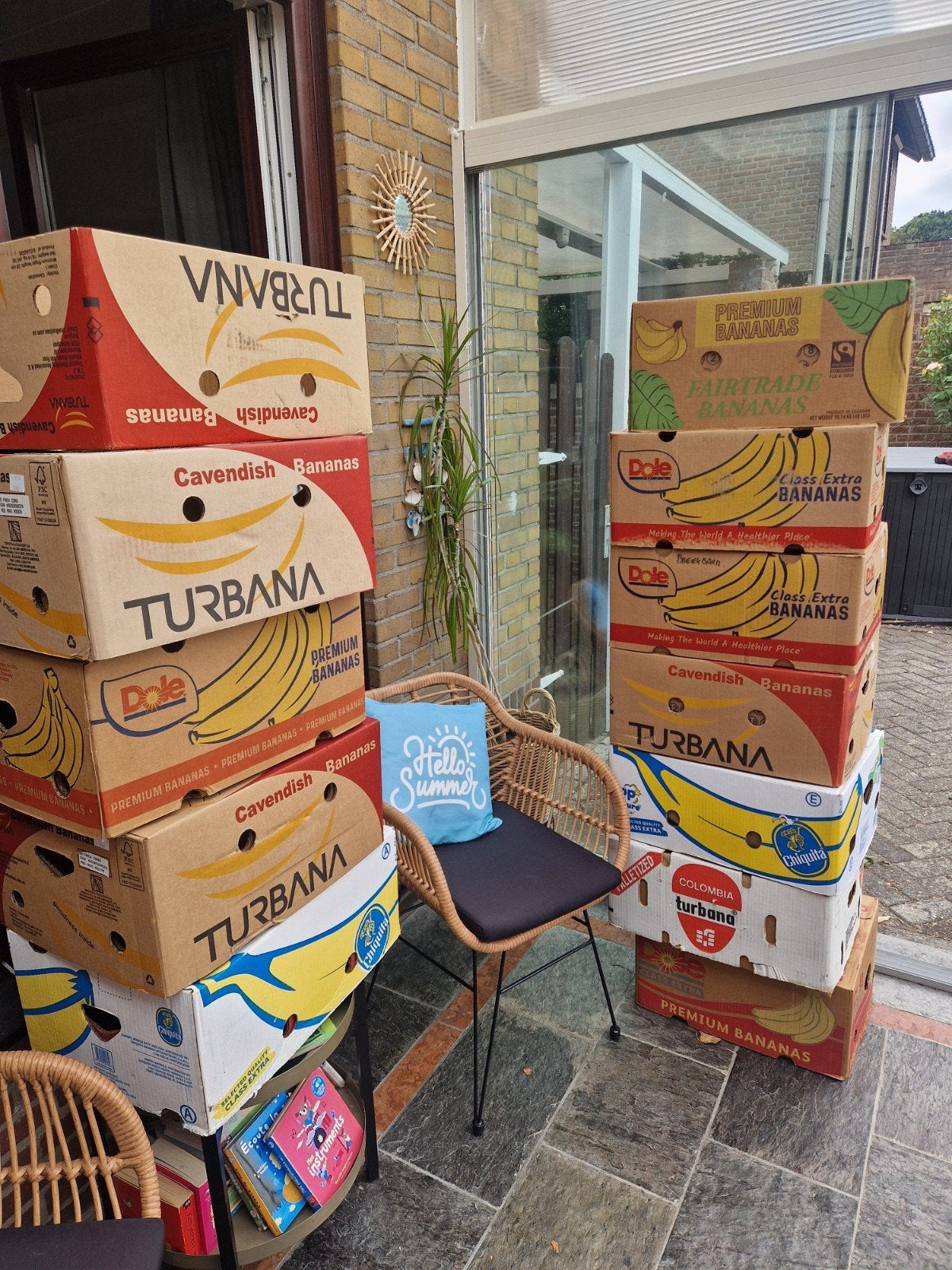 Bananen dozen, Ophalen, Doos, Minder dan 35 cm, Minder dan 50 cm