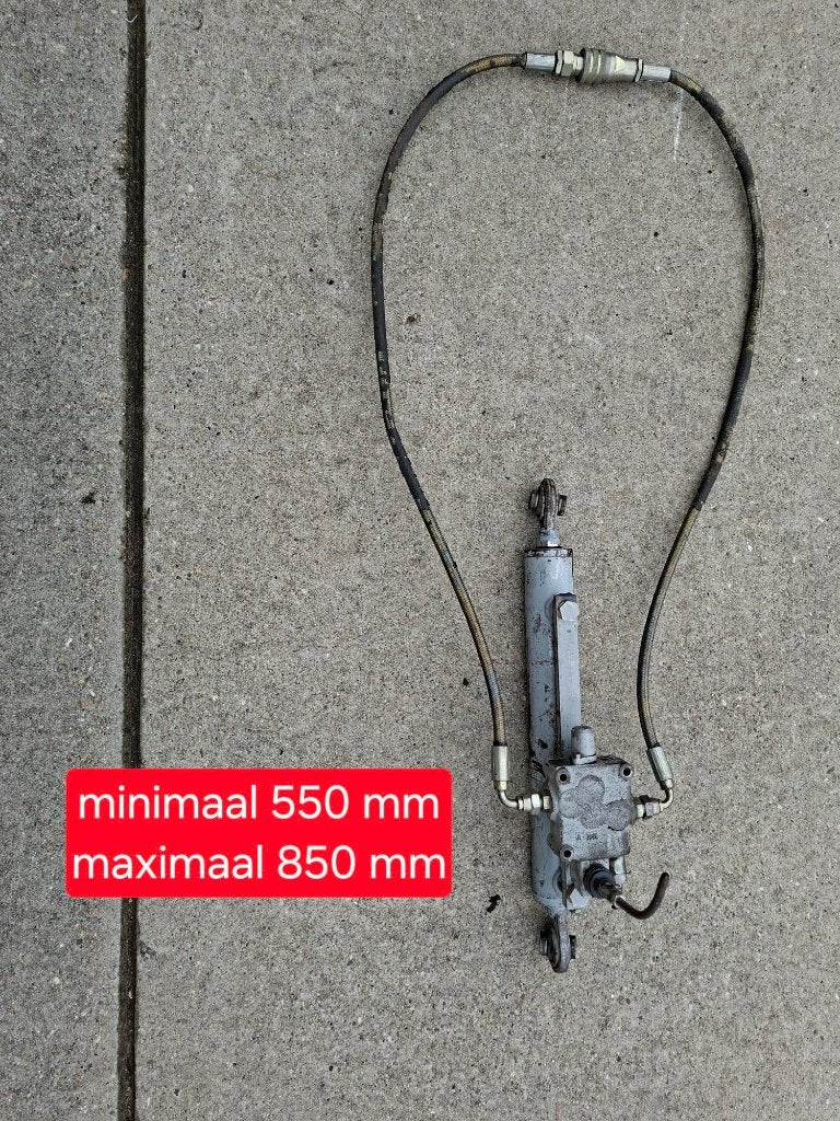 Hydraulische topstang met bedieningsblok/ verdeelblok, cat 1, Ophalen, Gebruikt