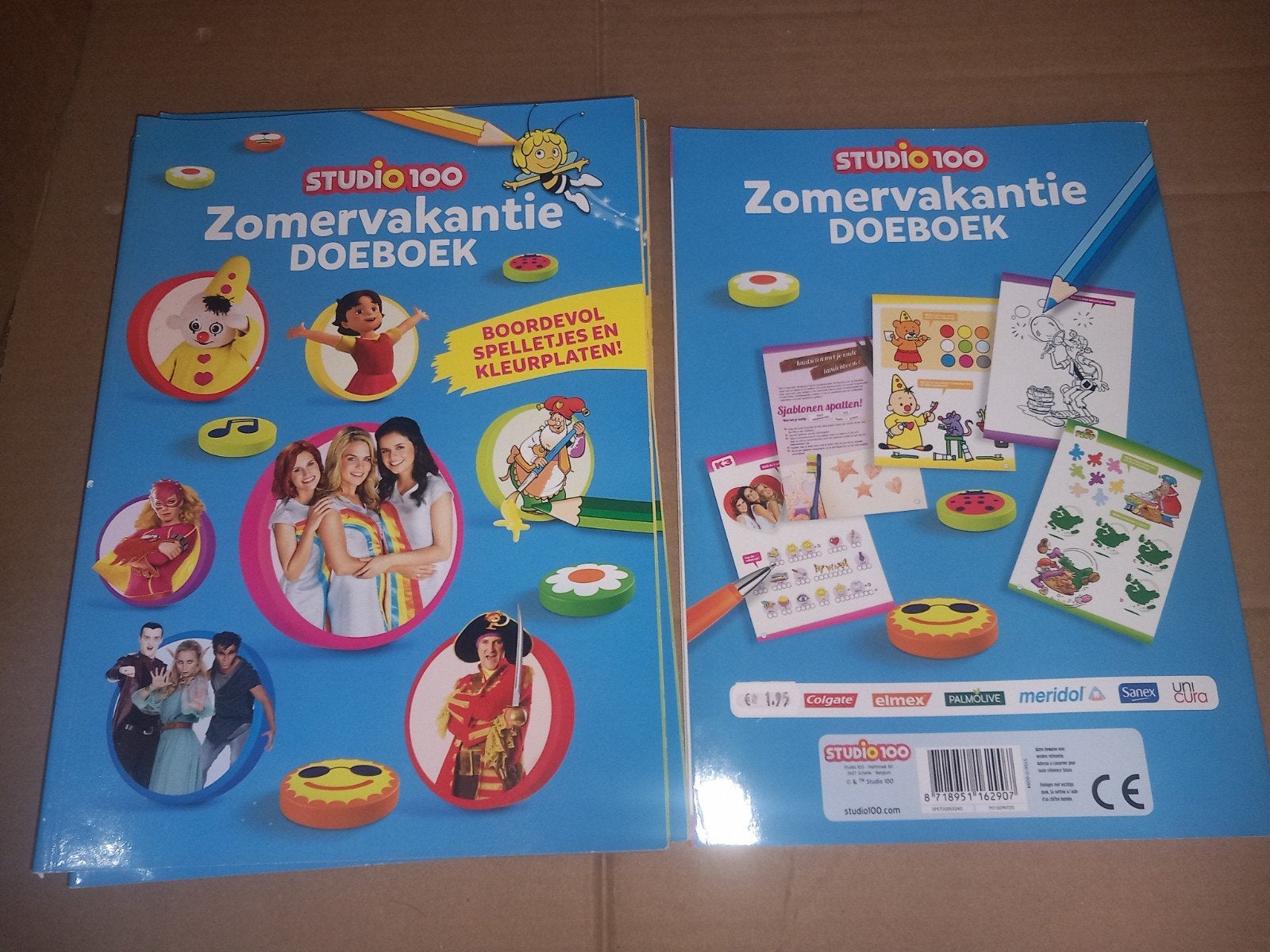 Studio 100 kinder zomervakantie DoeBoek voor Kids !, Ophalen of Verzenden, Nieuw