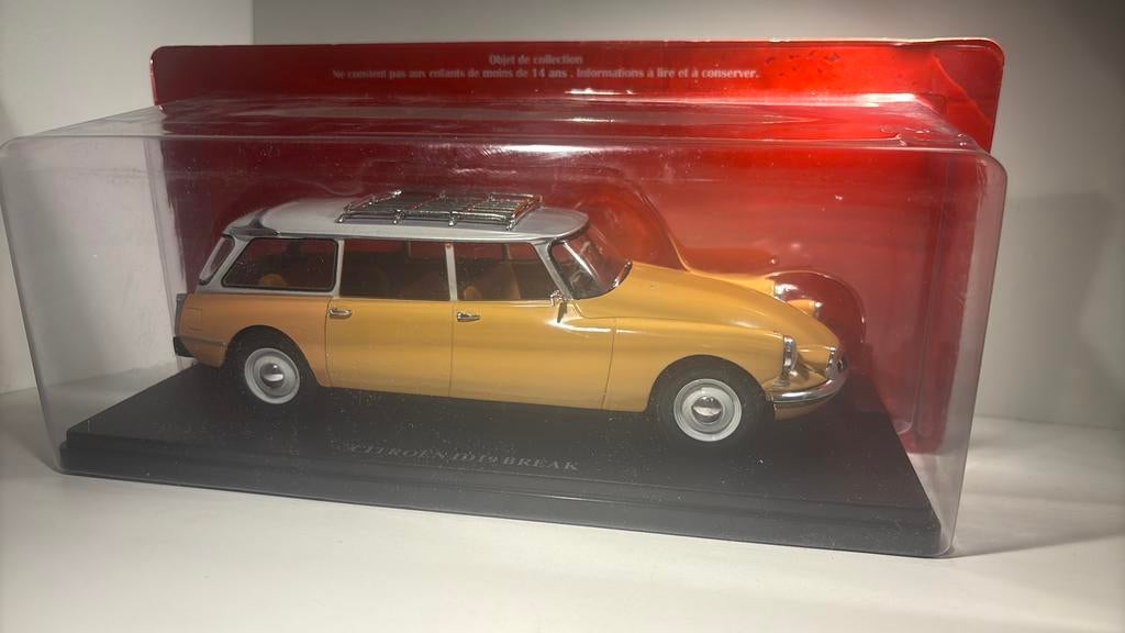 Citroen id19 break hachette 1.24, Hobby en Vrije tijd, Modelauto's | 1:24, Overige merken, Ophalen of Verzenden, A, A