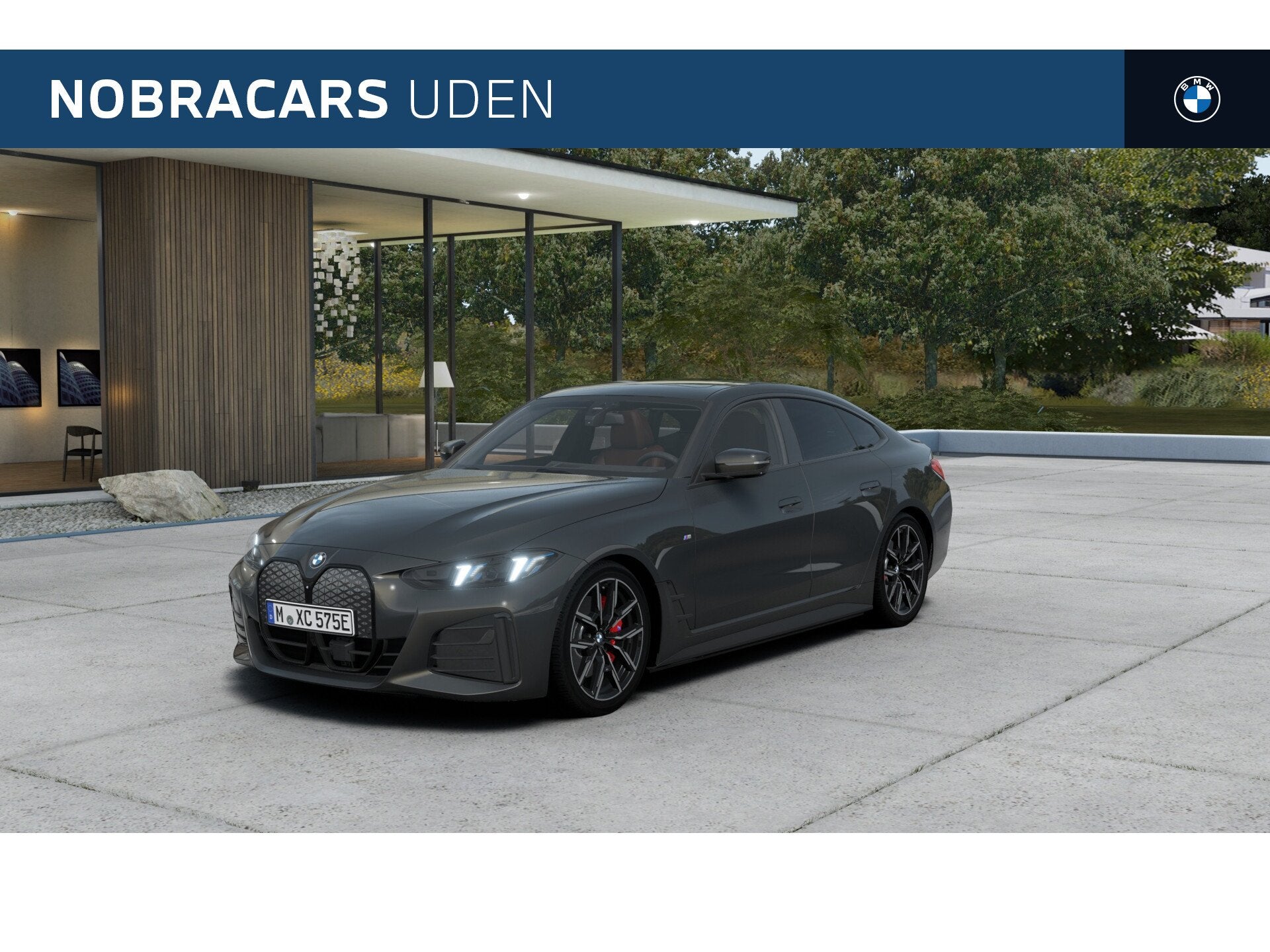 BMW i4 eDrive40 M Sport / Trekhaak / Schuif-kanteldak / Comf, Auto's, Dealer onderhouden, Achterwielaandrijving, Zwart, 2020 kg